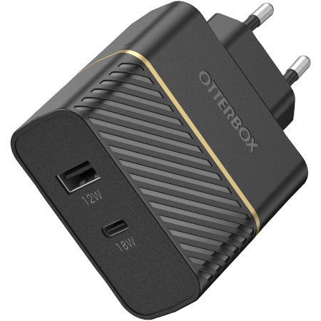 Otterbox Lader 30W USB-C PD & USB-A Black Shimmer