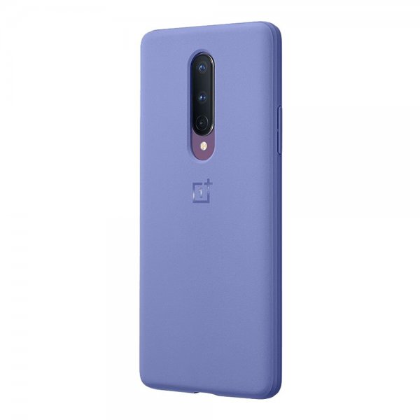 OnePlus 8 Original Deksel Sandstone Bumper Case Smoky Purple