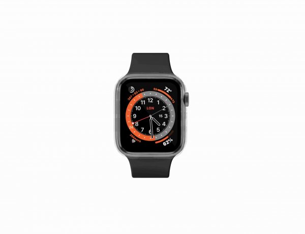 Fixed Apple Watch 44mm Deksel Innebygd skjermbeskytter PURE