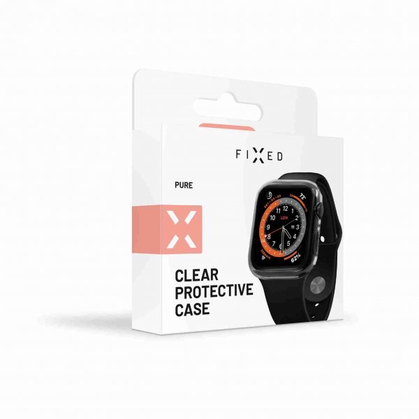 Fixed Apple Watch 44mm Deksel Innebygd skjermbeskytter PURE