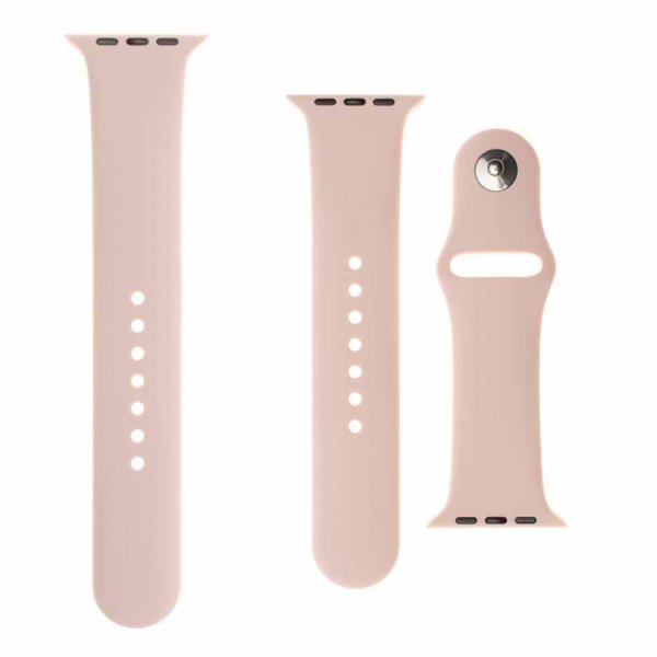 Fixed Apple Watch 44/45/46mm/Apple Watch Ultra Armbånd Silicone Strap Rosa