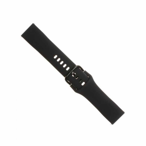 Fixed Samsung Galaxy Watch 20mm Armbånd Silicone Strap Svart