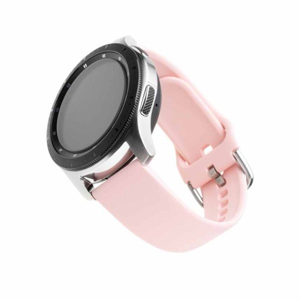 Fixed Samsung Galaxy Watch 20mm Armbånd Silicone Strap Rosa