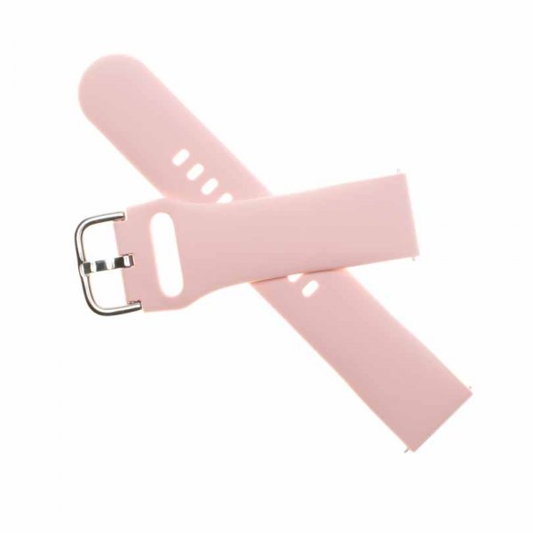 Fixed Samsung Galaxy Watch 22mm Armbånd Silicone Strap Rosa