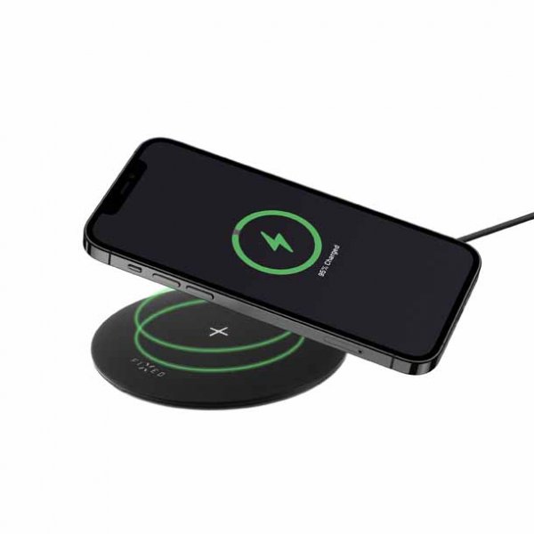 Fixed Trådløs lader SlimPad 15W Svart