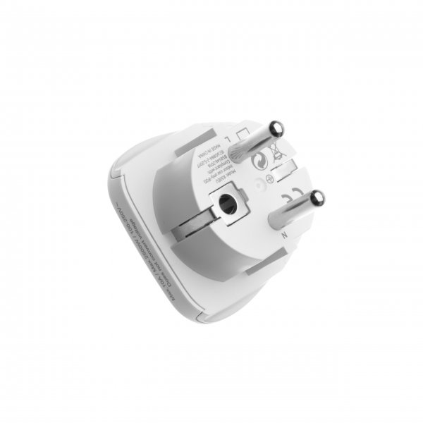 Fixed Reiseadapter EU/Verden Hvit