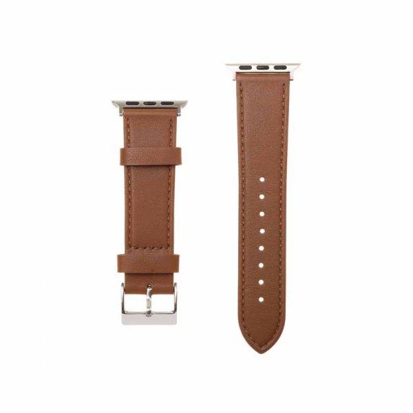 Fixed Apple Watch 44/45/46mm/Apple Watch Ultra Armbånd Leather Strap Brun