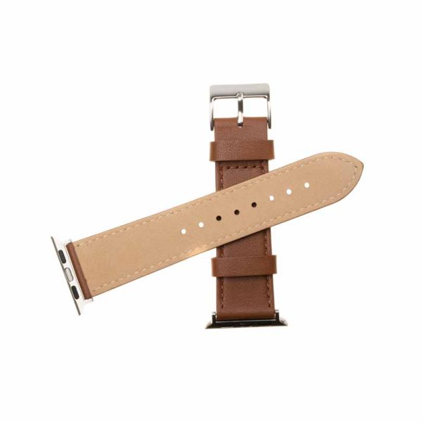 Fixed Apple Watch 44/45/46mm/Apple Watch Ultra Armbånd Leather Strap Brun