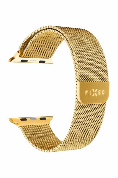 Fixed Apple Watch 44/45/46mm/Apple Watch Ultra Armbånd Mesh Strap Gull