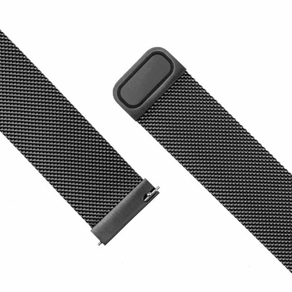 Fixed Samsung Galaxy Watch 20mm Armbånd Mesh Strap Svart