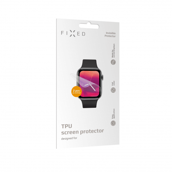 Fixed Apple Watch 41mm Skjermbeskytter Invisible Protector 2-pakning