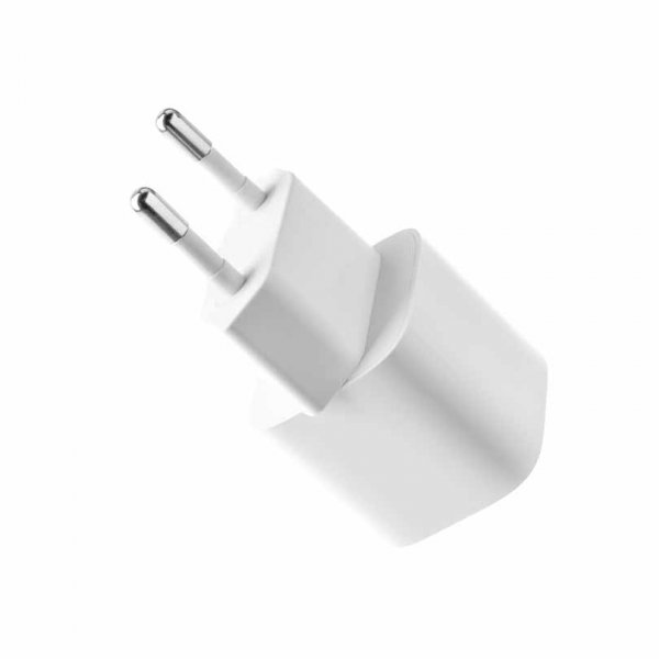 Fixed Lader med Kabel Mini PD Travel Charger Kit USB-C/Lightning 20W Hvit