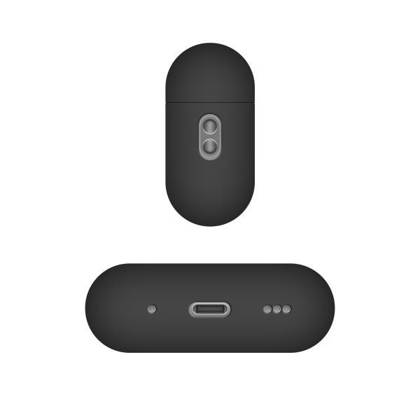 Fixed AirPods Pro 2 Deksel Silky Svart