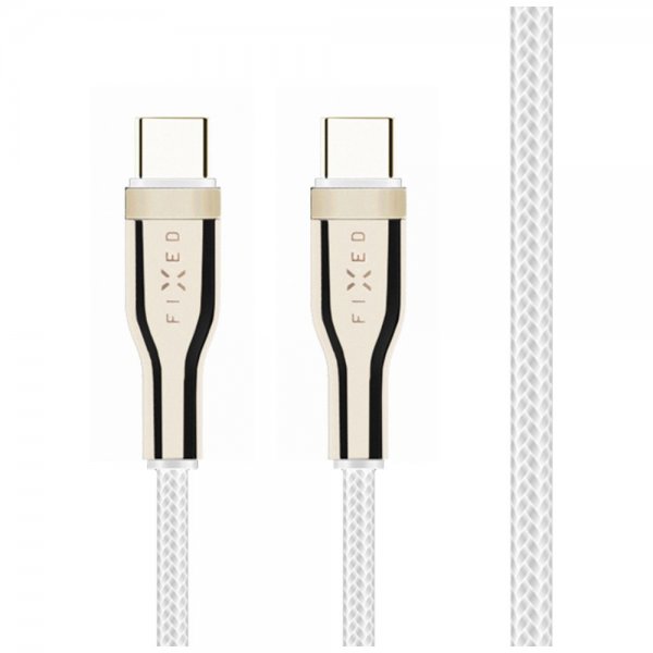 Fixed Kabel METAL Series USB-C/USB-C 0.5m Hvit