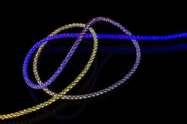 Fixed Kabel Glowing RGB LED USB-C till USB-C 1.2m