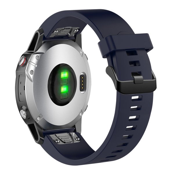 Fixed Garmin QuickFit 20mm Armbånd Silicone Strap Blå