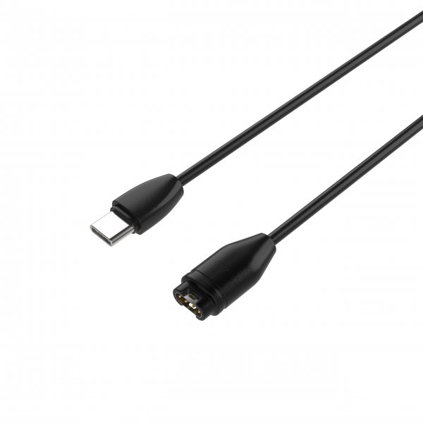 Fixed Lader Garmin Smartwatch USB-C 1m Svart