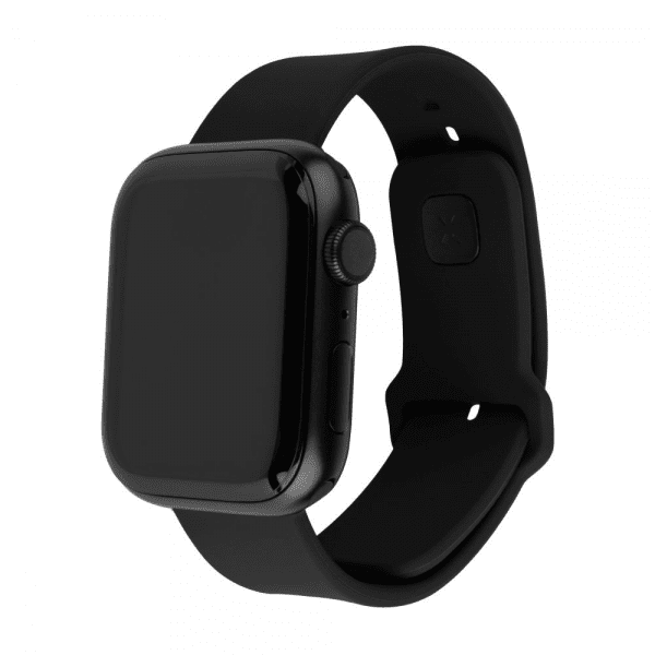 Fixed Apple Watch Ultra 1/2 49mm Armbånd Silicone Sporty Strap Svart