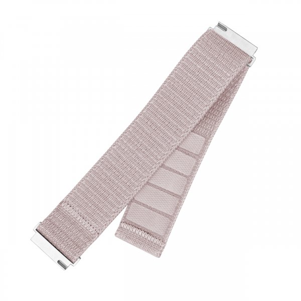 Fixed Samsung Galaxy Watch 20mm Armbånd Nylon Sporty Strap Rosa