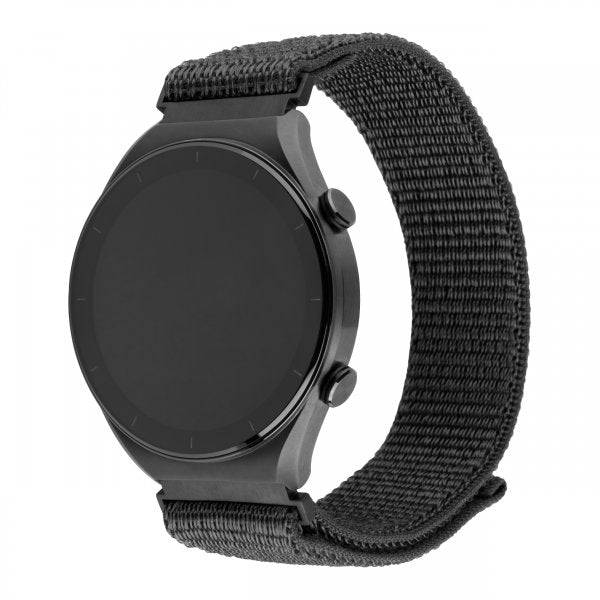 Fixed Samsung Galaxy Watch 22mm Armbånd Nylon Sporty Strap Grå