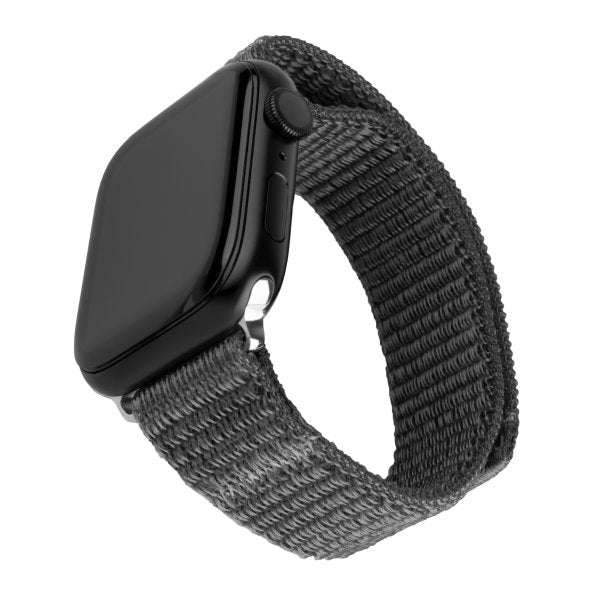 Fixed Apple Watch 38/40/41/42mm Armbånd Nylon Sporty Strap Grå