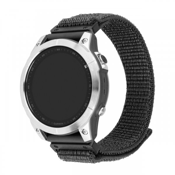 Fixed Garmin QuickFit 22mm Armbånd Nylon Strap Grå