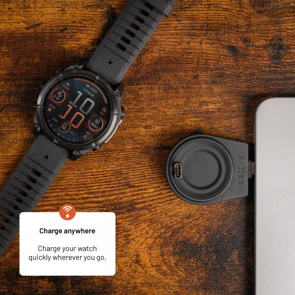 Fixed Lader Garmin Watch USB-C Svart