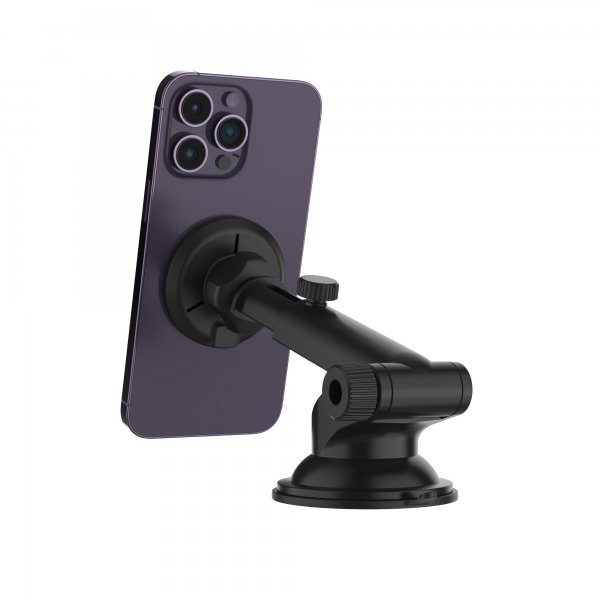 Fixed Mobilholder til bil MagRound 2 XL Dashboard 15W MagSafe
