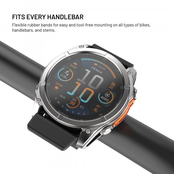 Fixed Garmin Smartwatch 22mm Holder for Sykkelstyrer