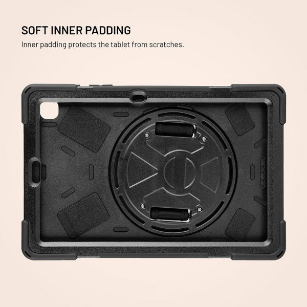 Fixed Samsung Galaxy Tab S6 Lite Deksel Rugged Tablet Case Svart