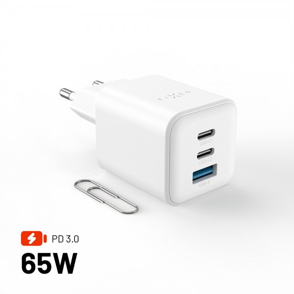 Fixed Lader Mini PD 65W GaN USB-A & USB-C
