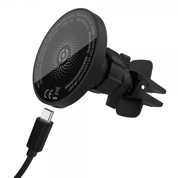 Celly Mobilholder til bil Car Holder with Wireless Charger 15W MagSafe