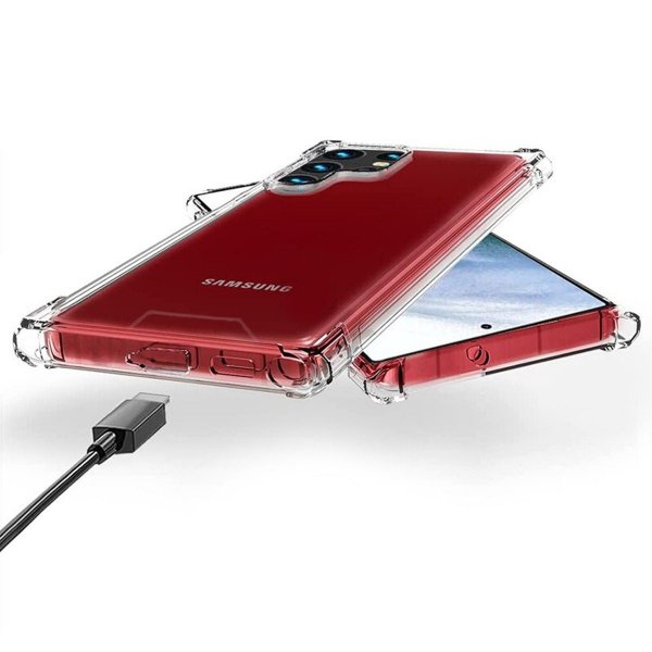 Samsung Galaxy S22 Ultra Deksel Støtsikker Transparent