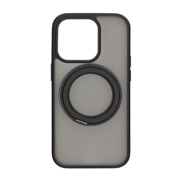 iPhone 14 Pro Deksel Roterbart Stativ Svart