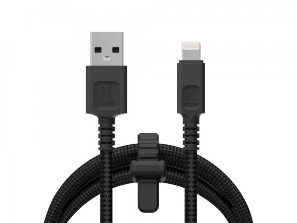 Xtorm Lightning til USB-A Kabel Next Gen 12W 1.5m Svart