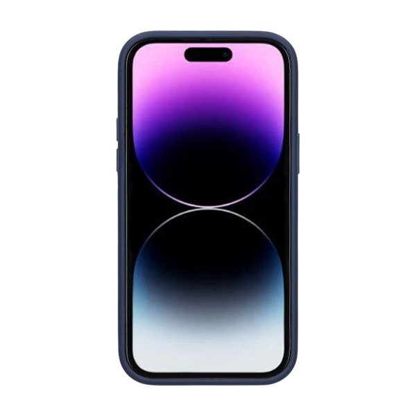 iPhone 14 Pro Max Deksel Roterbart Stativ Blå
