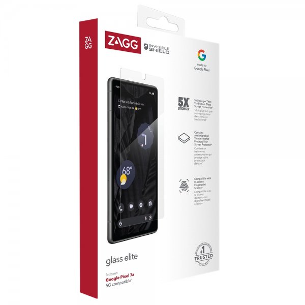 Zagg InvisibleShield Google Pixel 7a Skjermbeskytter Glass Elite