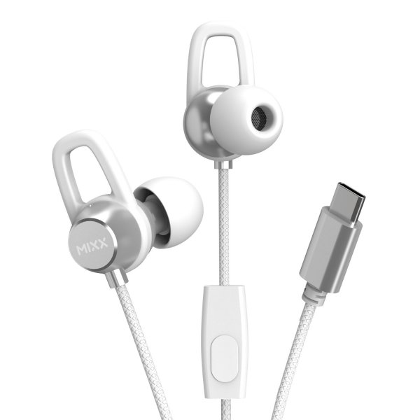 Mixx Kablede Hodetelefoner SoundPort USB-C Hvit