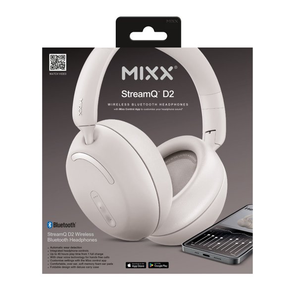 Mixx Trådløse Hodetelefoner StreamQ D2 Sand