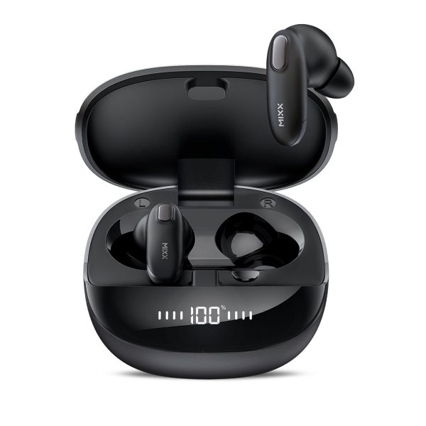 Mixx Trådløse Hodetelefoner StreamBuds Mini Charge 2 Svart
