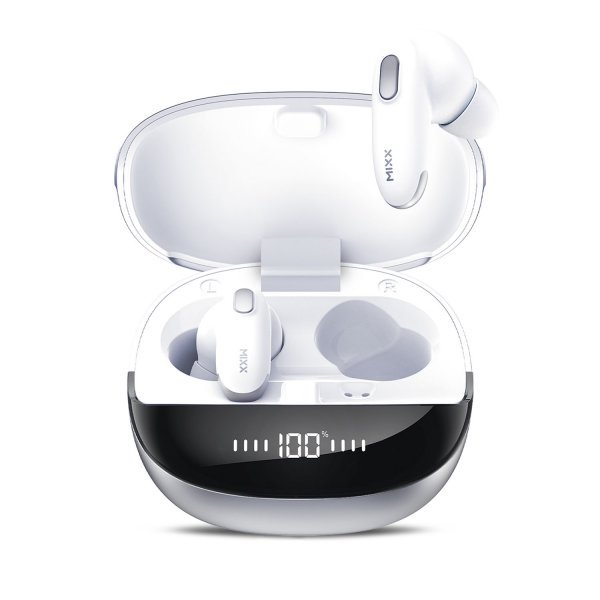 Mixx Trådløse Hodetelefoner StreamBuds Mini Charge 2 Hvit