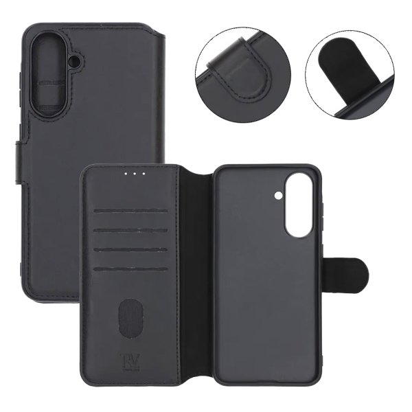 Rvelon Samsung Galaxy A56 Etui 4 Kortlomme Svart