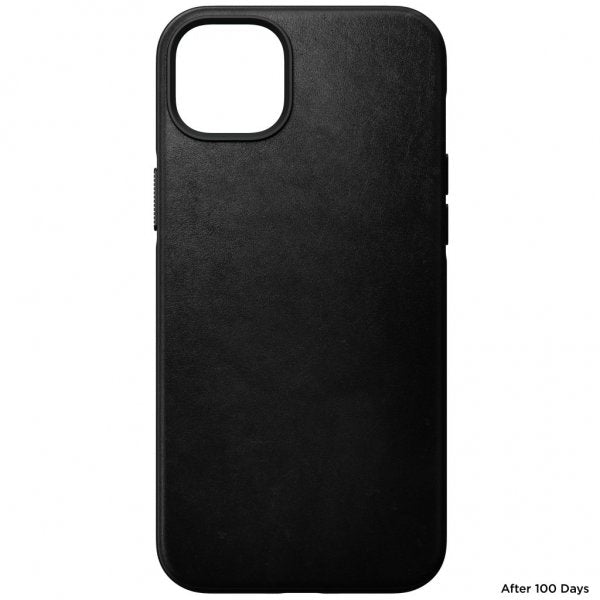 Nomad iPhone 14 Plus Deksel Modern Leather Case Svart