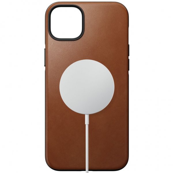 Nomad iPhone 14 Plus Deksel Modern Leather Case English Tan