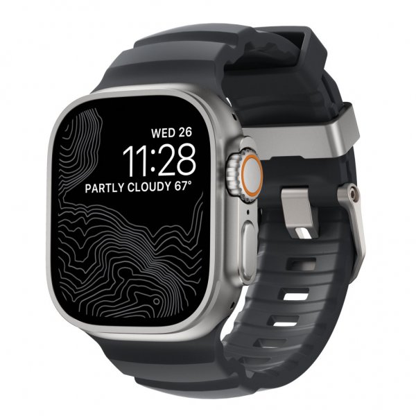 Nomad Apple Watch 44/45/46mm/Apple Watch Ultra Armbånd Rocky Point Storm