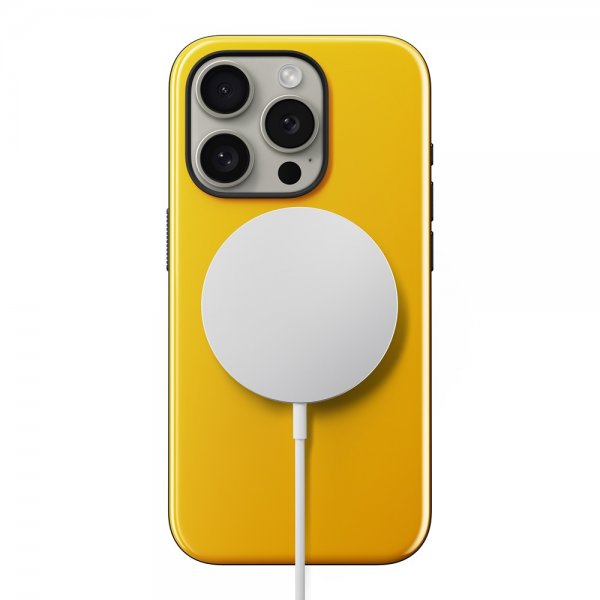 Nomad iPhone 15 Pro Deksel Sport Case Racing Yellow