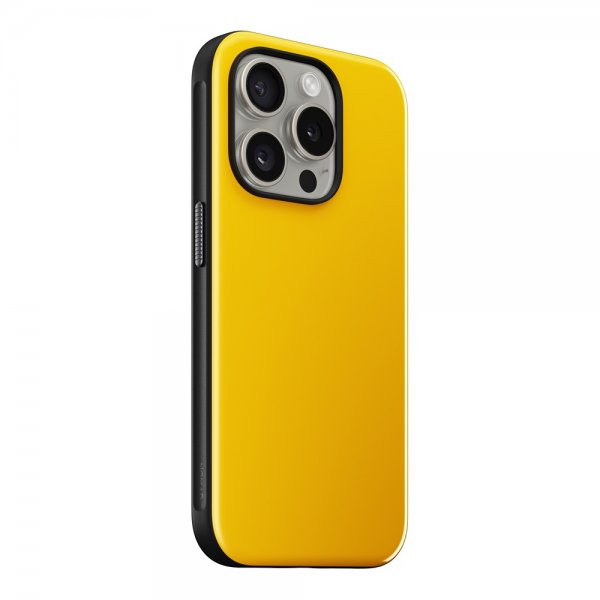 Nomad iPhone 15 Pro Deksel Sport Case Racing Yellow