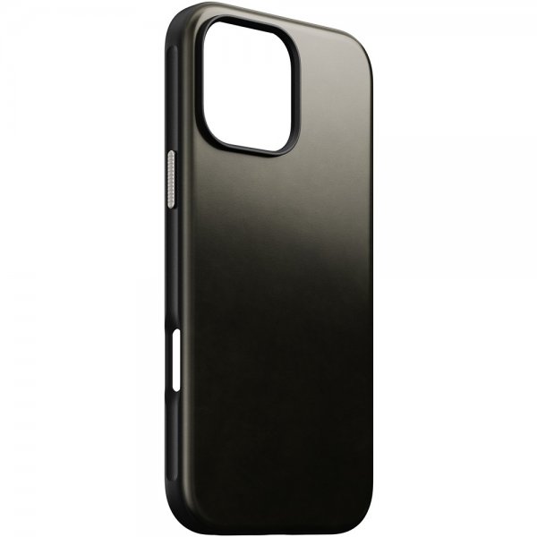 Nomad iPhone 16 Pro Max Deksel Modern Leather Case Horween Green Chrome