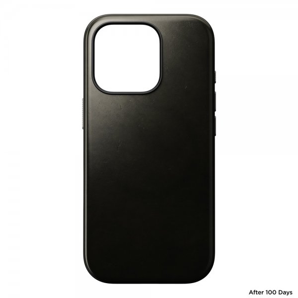 Nomad iPhone 16 Pro Deksel Modern Leather Case Horween Green Chrome