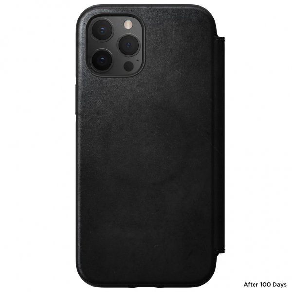 Nomad iPhone 12 Pro Max Fodral Rugged Folio MagSafe Svart